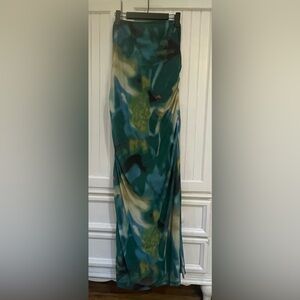 Women’s Prettygarden Bodycon Maxi Dress Green Multi Size XXL